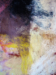 Pastel art texture. Broken color. 