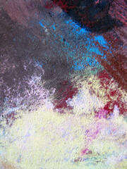 Pastel art texture. Broken color. 