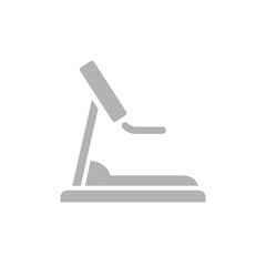 treadmill icon on white background, vector illustration