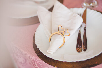 decorated table for wedding party 
