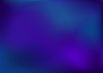 Unusual dark blue gradient. Night sky, space, northern lights. Vector creative background