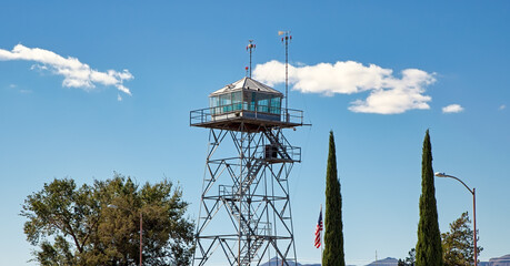 Non Operational Control Tower in Kingman, Arizona built in 1942 