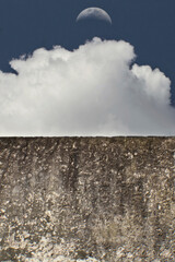 clouds on the wall