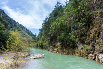 Chouwen lake, Jabal Moussa mountain scenery, Lebanon