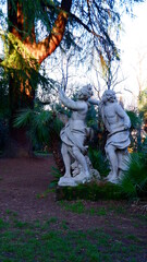 Ancient sculpture at the famous Parco