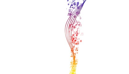 sfondo, note, note musicali, pentagramma, musica
