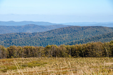 Fototapeta na wymiar Góry Bieszczady