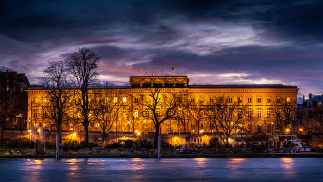 Beautiful Night Photo of Paris Monnaie de Paris!