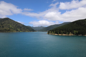 Cookstraße und Marlborough Sounds / Cook strait and Marlborough Sounds /