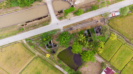 Pinrang, Sulawesi Selatan indonesia.
The view of the rice fields that are almost finished being harvested.
April 19 2021