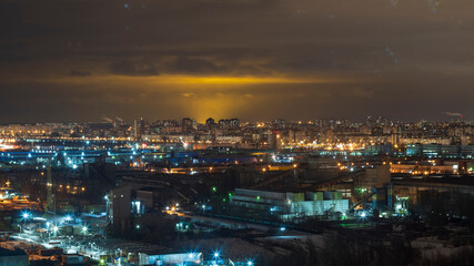 Naklejka premium city at night