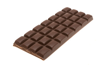 chocolate with nuts isolated