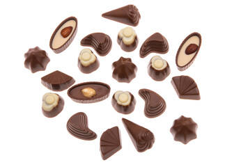 chocolate candy isolated