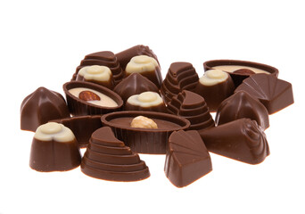 chocolate candy isolated