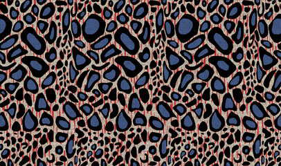 Seamless leopard pattern