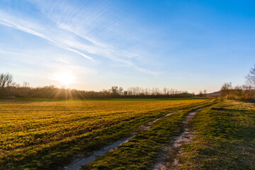 Beautiful countryside landscape