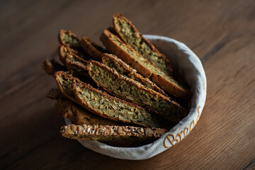 Homemade gluten free bread. Food for health