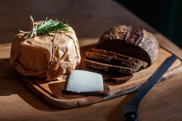 Yummy goat cheese.