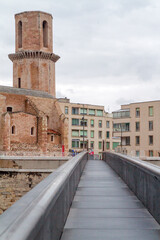 Fortaleza o Castillo en la ciudad de Marsella o Marseille en el pais de Francia o France