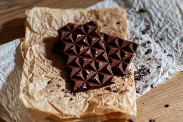 Home made chocolate.