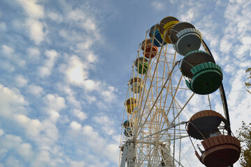 ferris wheel on a sky
