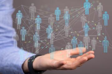 Unity group and teamwork concept