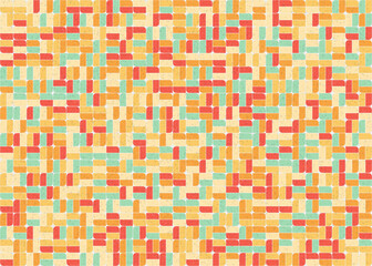 Fototapeta premium Abstract Geometric Pattern generative computational art illustration