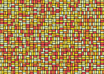 Abstract Geometric Pattern generative computational art illustration