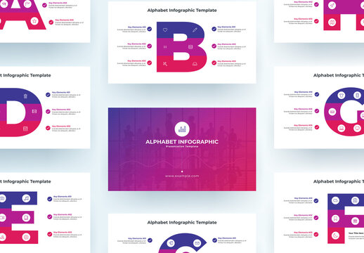 Alphabet Infographic Presentation Layout