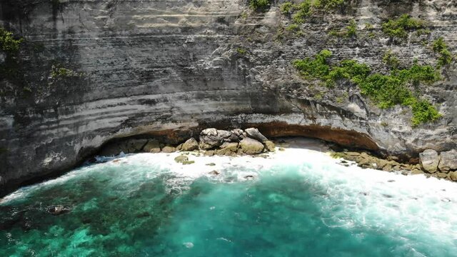 Ocean Cliffs near the Natural Pool in Nusa Penida