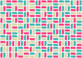 Abstract Geometric Pattern generative computational art illustration