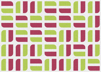 Abstract Geometric Pattern generative computational art illustration