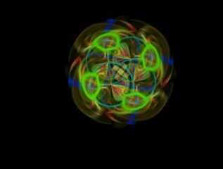 Imaginatory fractal background generated Image