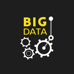 Modern big data symbol