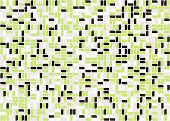 Abstract Geometric Pattern generative computational art illustration