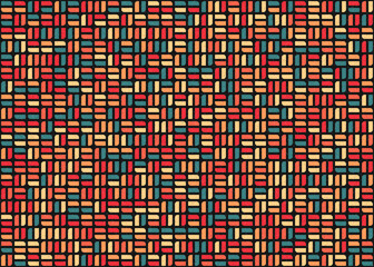 Abstract Geometric Pattern generative computational art illustration