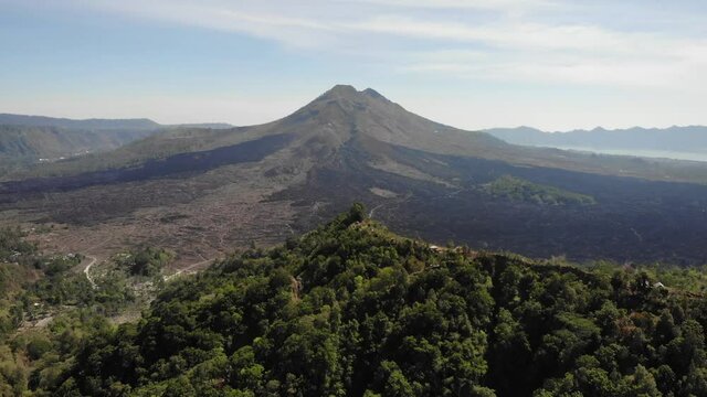 View of Mt. Batur from Kintamani, Bali