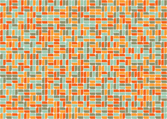Abstract Geometric Pattern generative computational art illustration