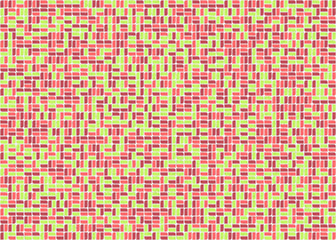 Fototapeta premium Abstract Geometric Pattern generative computational art illustration