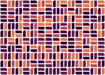 Abstract Geometric Pattern generative computational art illustration