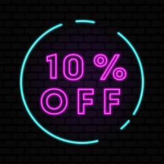 Neon light Sale banner badge. Special offer discount tags. Coupon shape templates design. Cyber monday , Black friday shopping icons. Best ultimate offer badge. Super discount icons. Vector banners