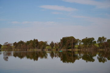 Lake Butmiya is a place of extraordinary beauty in the northern Golan in Israel