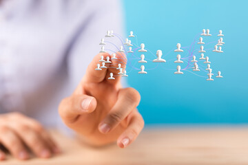 team hierarchy connection group digital