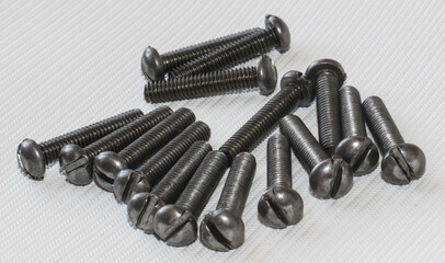 Un galvanized screw,round head non-galvanized screws with full thread