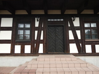 The oldest building in Mrągowo city, Warmian-Masurian province, Poland