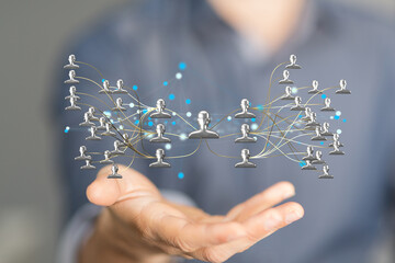 team hierarchy connection group digital
