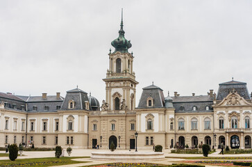 Fototapeta na wymiar Palace of Festetics in Keszthely at Lake Balaton, Hungary
