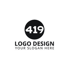 419 logo design professional logo 