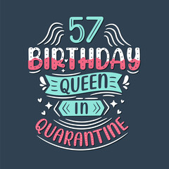 It's my 57 Quarantine birthday. 57 years birthday celebration in Quarantine.