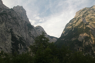 Fototapeta premium Triglav National Park panorama, Slovenia 